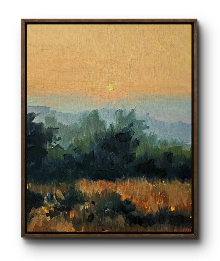 Original Modernism Landscape Painting by Liam Symes