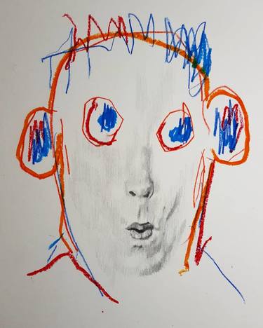 Original Abstract People Drawings by Liam Symes