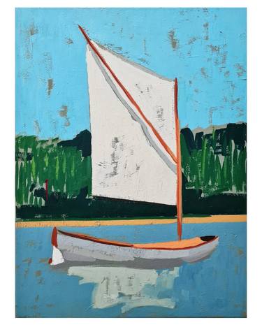 Print of Figurative Boat Paintings by Liam Symes