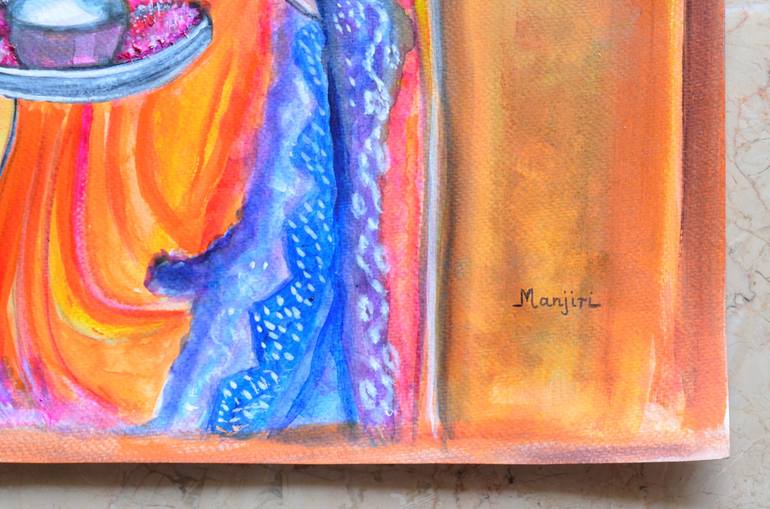 Original Abstract Expressionism Women Painting by Manjiri Kanvinde