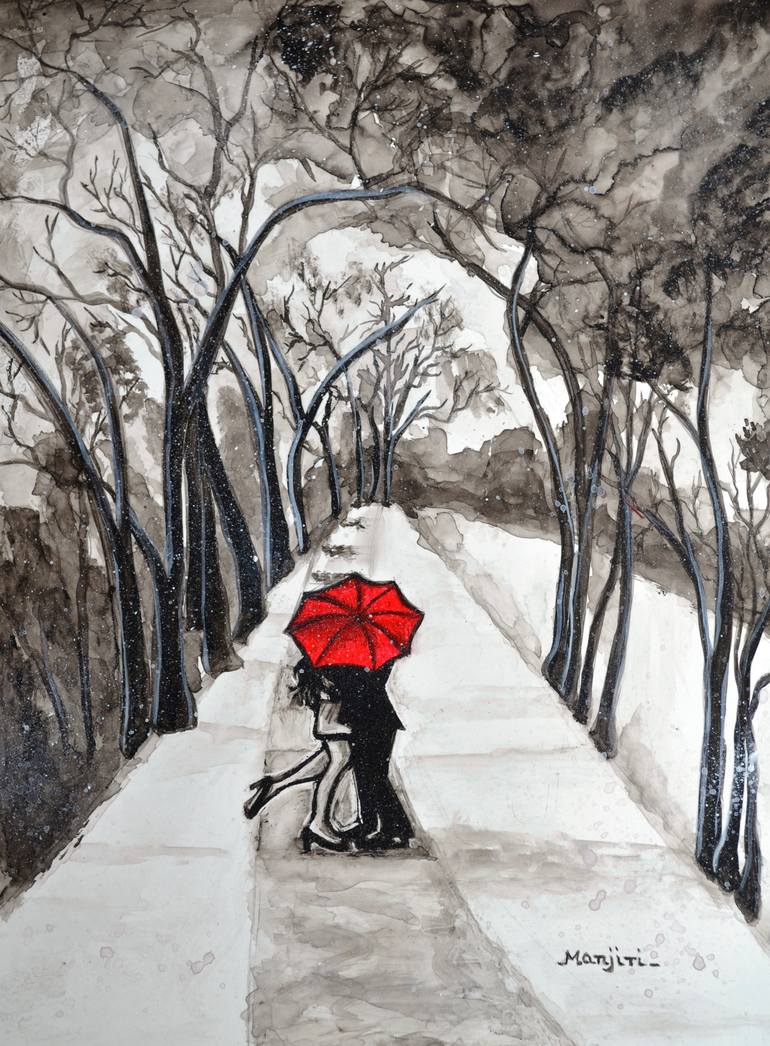 Original realism love paintings From India For Sale | Saatchi Art