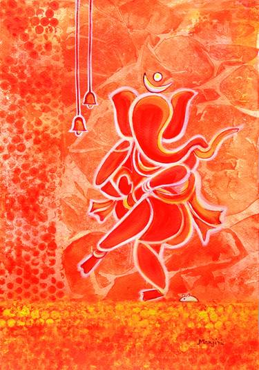 Original Abstract Expressionism Religion Paintings by Manjiri Kanvinde