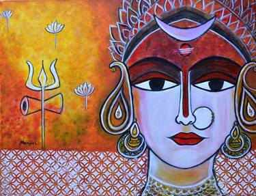 Goddess Parvati  commissioned artwork thumb