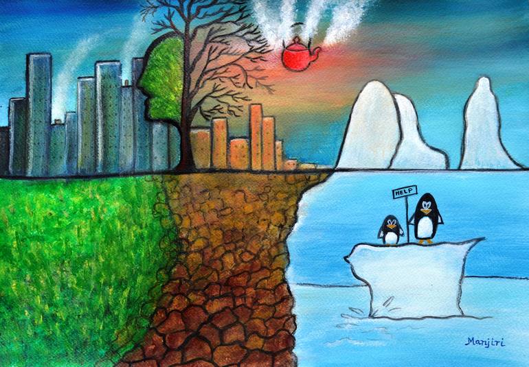 Global Warming And Climate Change A Issue We Cannot Ignore Painting