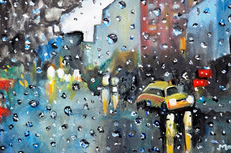 Original Conceptual Landscape Painting by Manjiri Kanvinde