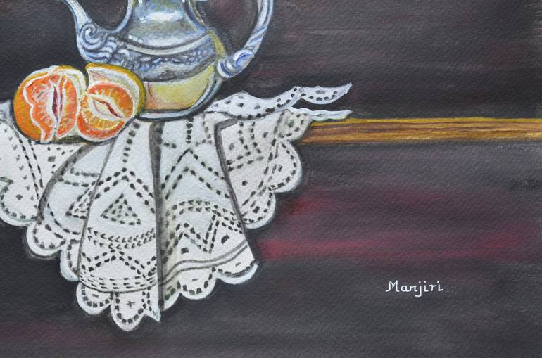 Original Photorealism Still Life Painting by Manjiri Kanvinde