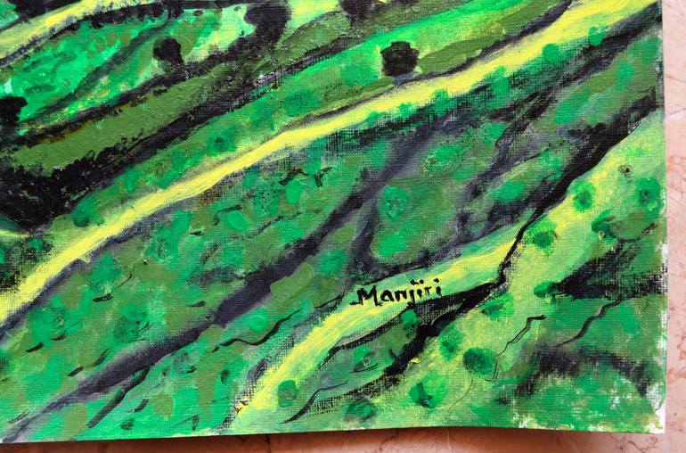 Original Expressionism Landscape Painting by Manjiri Kanvinde