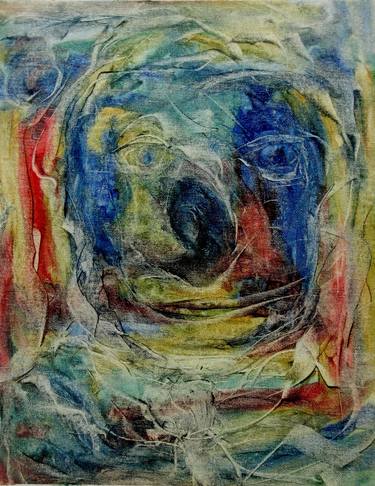 Original Abstract Expressionism People Paintings by manilal wijesinghe