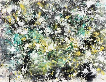 Original Abstract Expressionism Abstract Painting by Pornthep Chitphong
