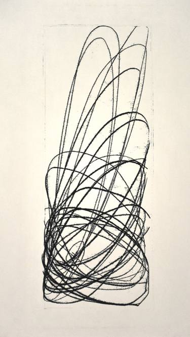 Print of Conceptual Abstract Printmaking by Freya Lawton