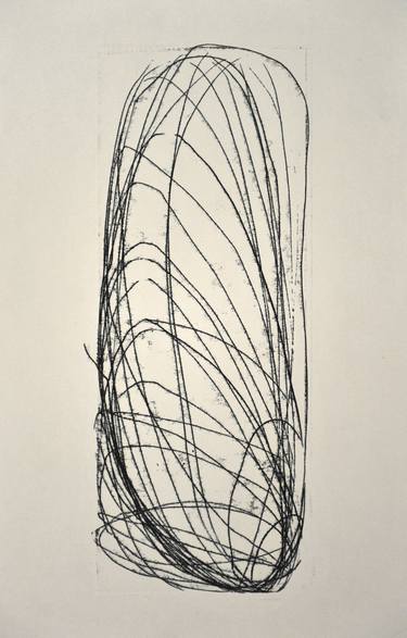 Print of Conceptual Abstract Printmaking by Freya Lawton