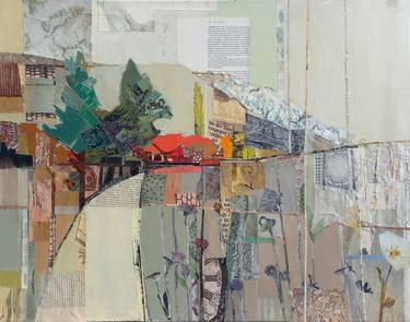 Print of Cubism Landscape Mixed Media by Virginia Chapuis