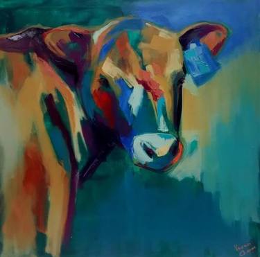 Original Expressionism Animal Paintings by Virginia Chapuis