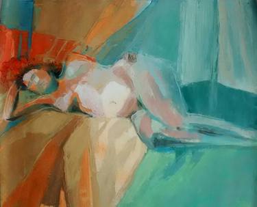 Original Figurative Nude Paintings by Virginia Chapuis