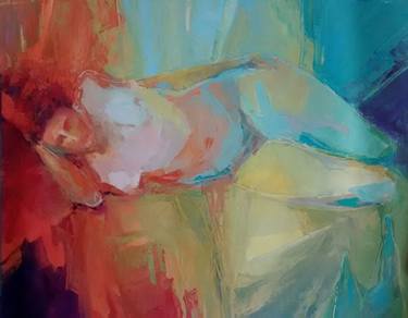 Print of Figurative Nude Paintings by Virginia Chapuis