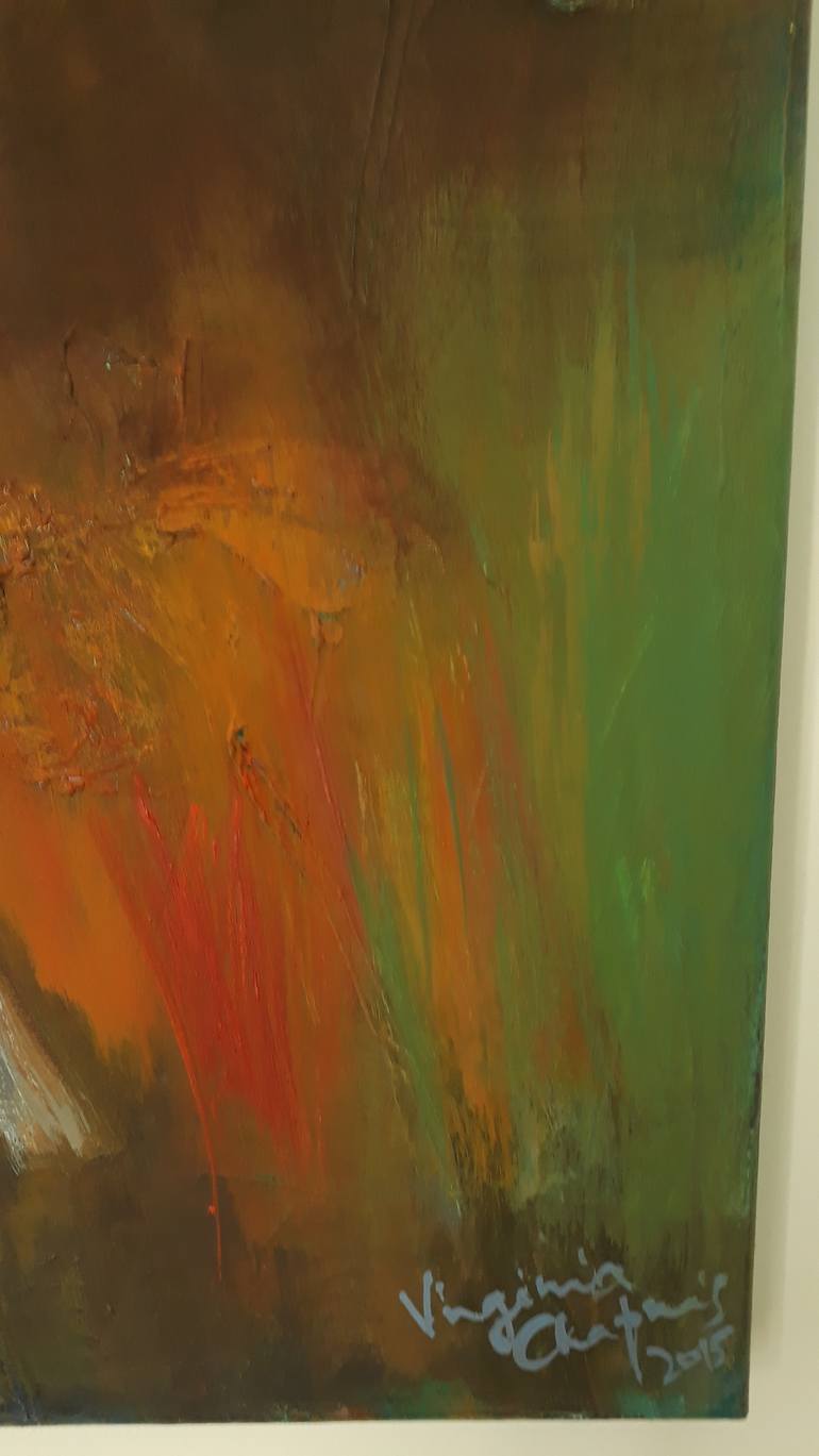 Original Figurative Horse Painting by Virginia Chapuis