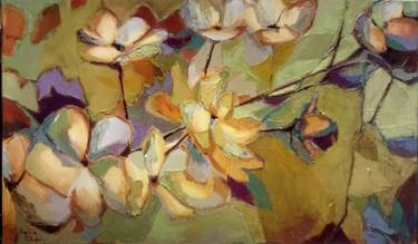 Print of Figurative Floral Paintings by Virginia Chapuis