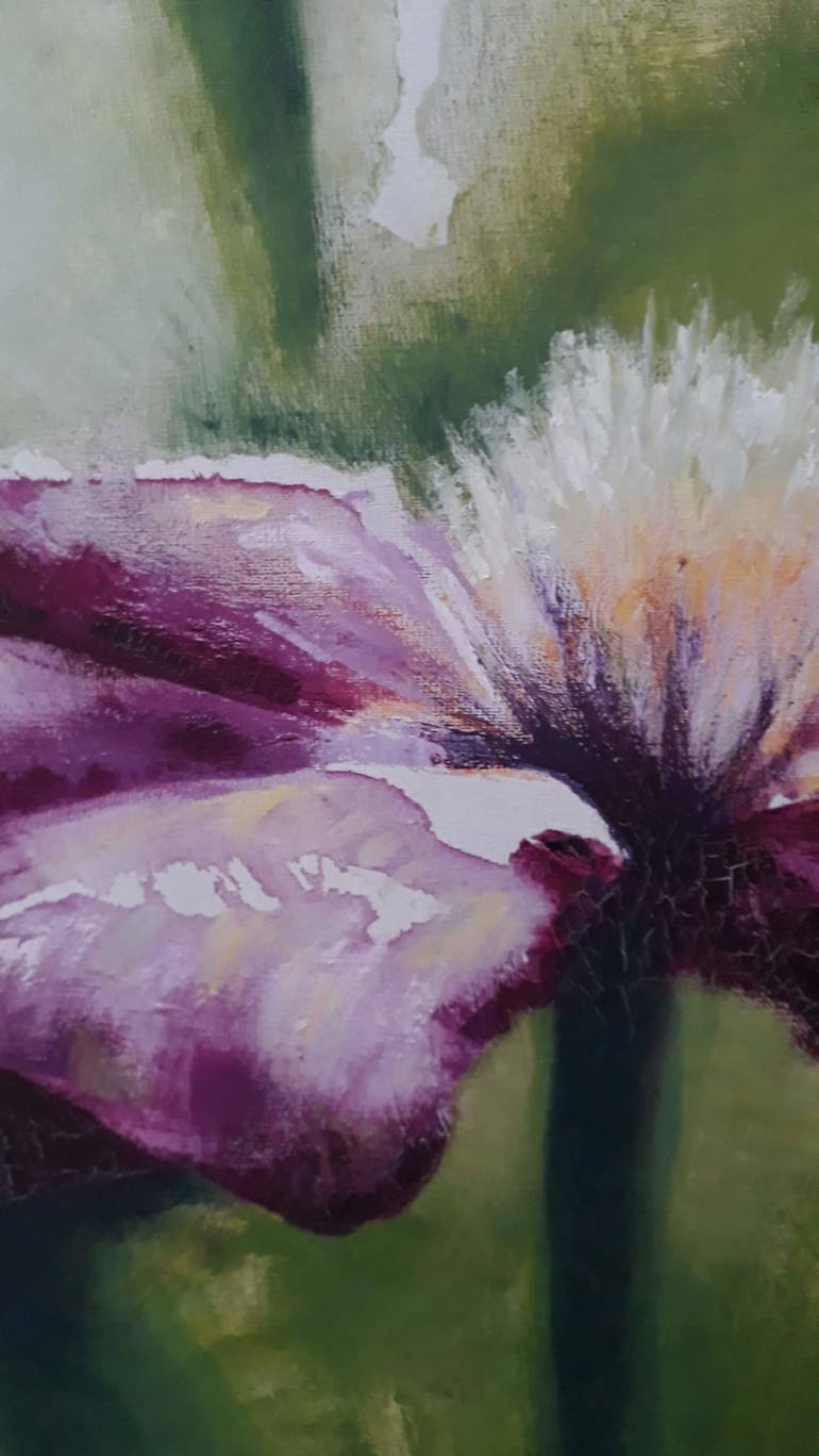 Original Floral Painting by Virginia Chapuis