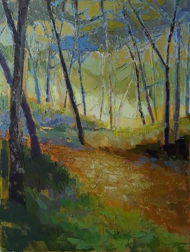 Original Expressionism Landscape Paintings by Virginia Chapuis