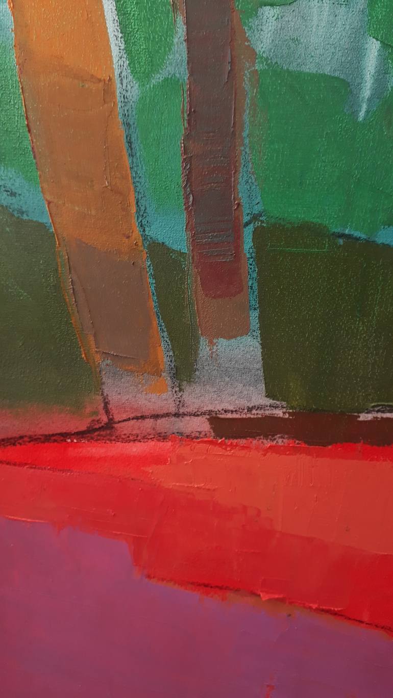 Original Figurative Landscape Painting by Virginia Chapuis