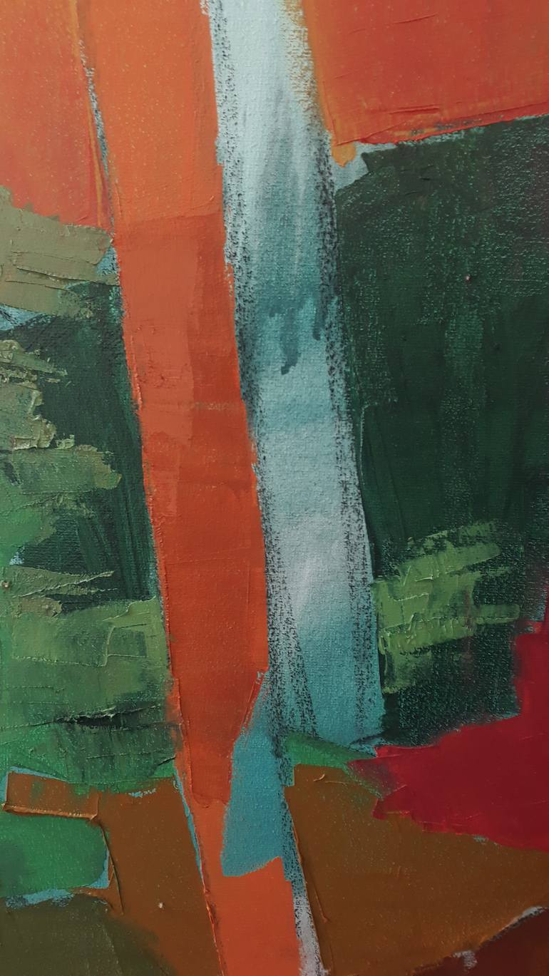 Original Figurative Landscape Painting by Virginia Chapuis