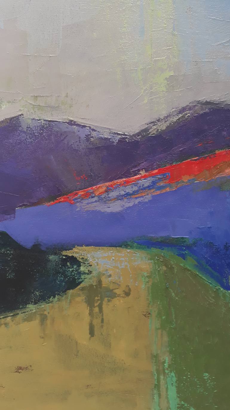 Original Figurative Landscape Painting by Virginia Chapuis