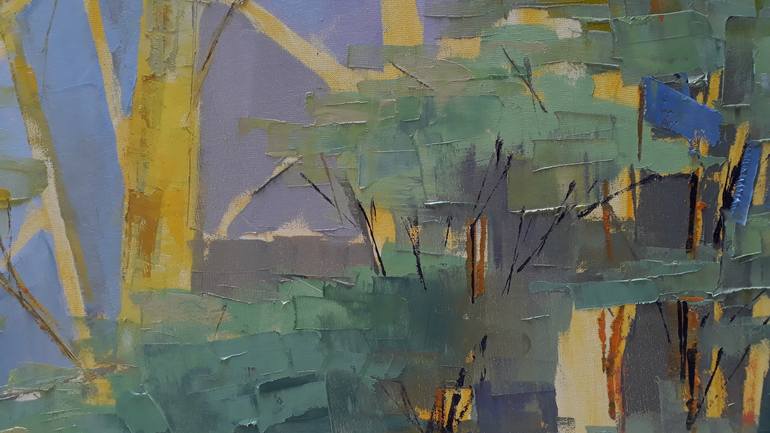 Original Figurative Landscape Painting by Virginia Chapuis