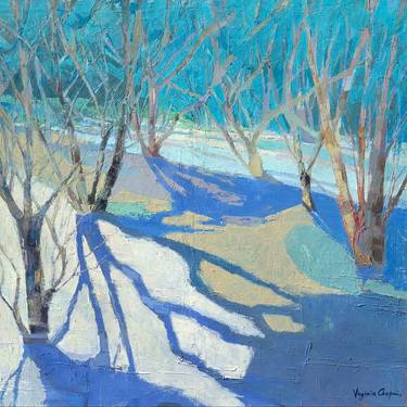 Print of Expressionism Tree Paintings by Virginia Chapuis