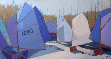 Print of Figurative Yacht Paintings by Virginia Chapuis