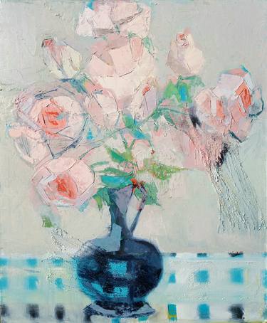 Original Expressionism Floral Paintings by Virginia Chapuis