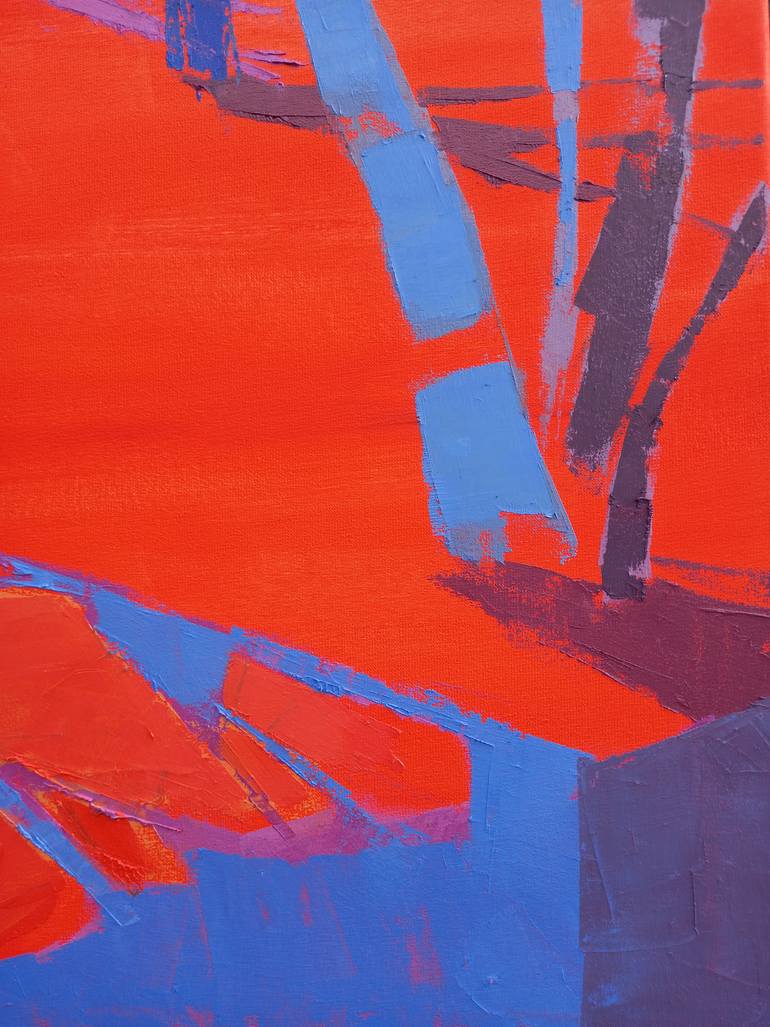 Original Expressionism Landscape Painting by Virginia Chapuis