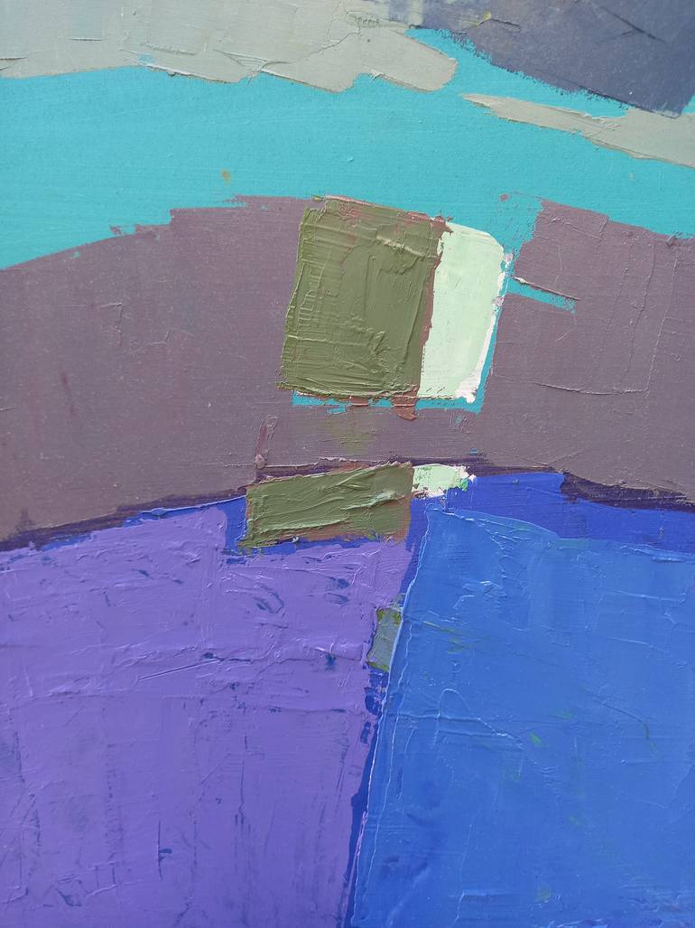 Original Pop Art Abstract Painting by Virginia Chapuis