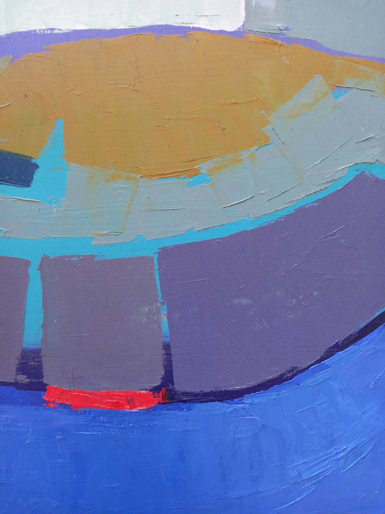 Original Pop Art Abstract Painting by Virginia Chapuis