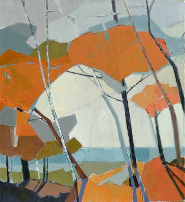 Print of Cubism Landscape Paintings by Virginia Chapuis
