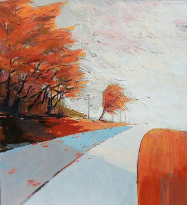 Original Expressionism Landscape Paintings by Virginia Chapuis