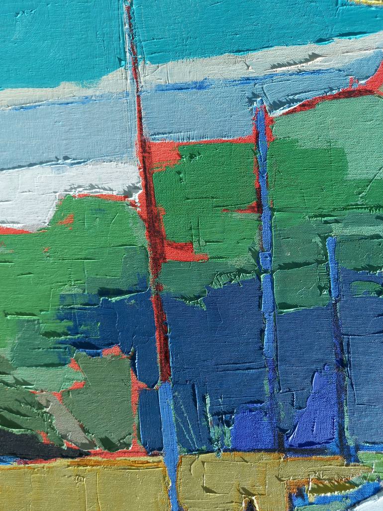 Original Figurative Landscape Painting by Virginia Chapuis