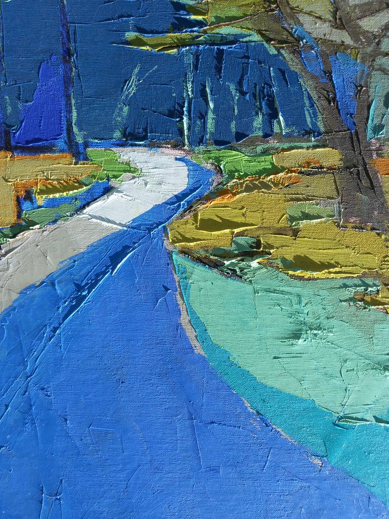 Original Figurative Landscape Painting by Virginia Chapuis