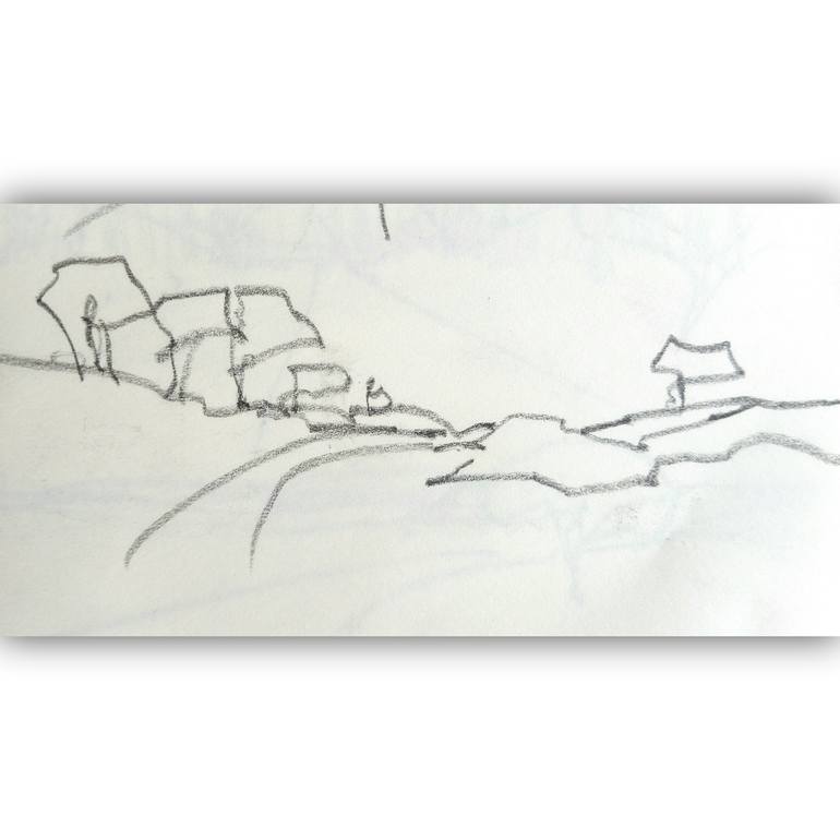 Original Figurative Landscape Painting by Virginia Chapuis