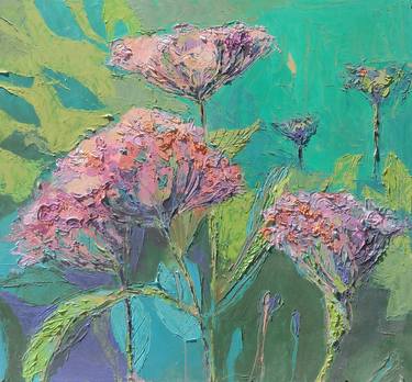 Original Expressionism Botanic Paintings by Virginia Chapuis