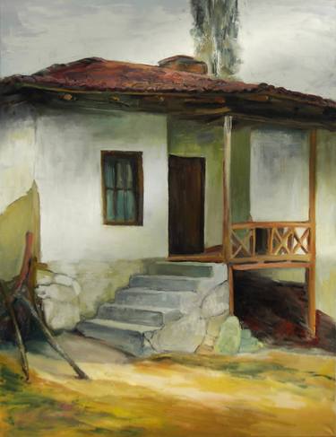 Original Expressionism Architecture Paintings by Miroslava Zaharieva