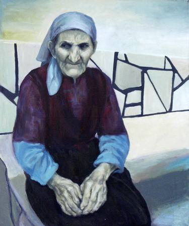Original Expressionism People Paintings by Miroslava Zaharieva