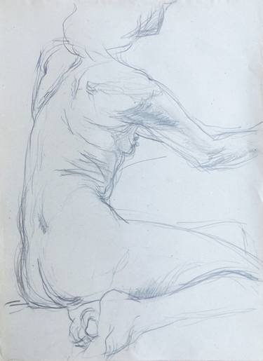 Print of Nude Drawings by Miroslava Zaharieva