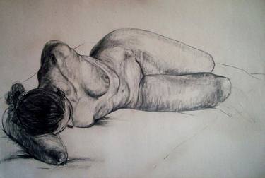 Original Expressionism Erotic Drawings by Miroslava Zaharieva