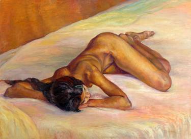 Print of Nude Paintings by Miroslava Zaharieva