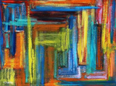 Original Abstract Paintings by Patrick J Murphy