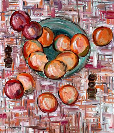 Original Impressionism Food & Drink Paintings by Patrick J Murphy