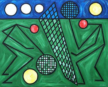 Original Abstract Sports Paintings by Patrick J Murphy