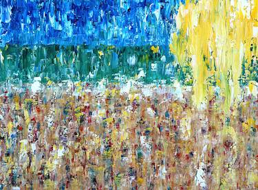 Print of Painterly Abstraction Beach Paintings by Patrick J Murphy