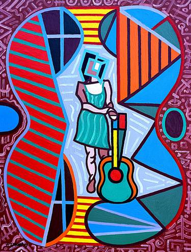 Original Abstract Music Paintings by Patrick J Murphy