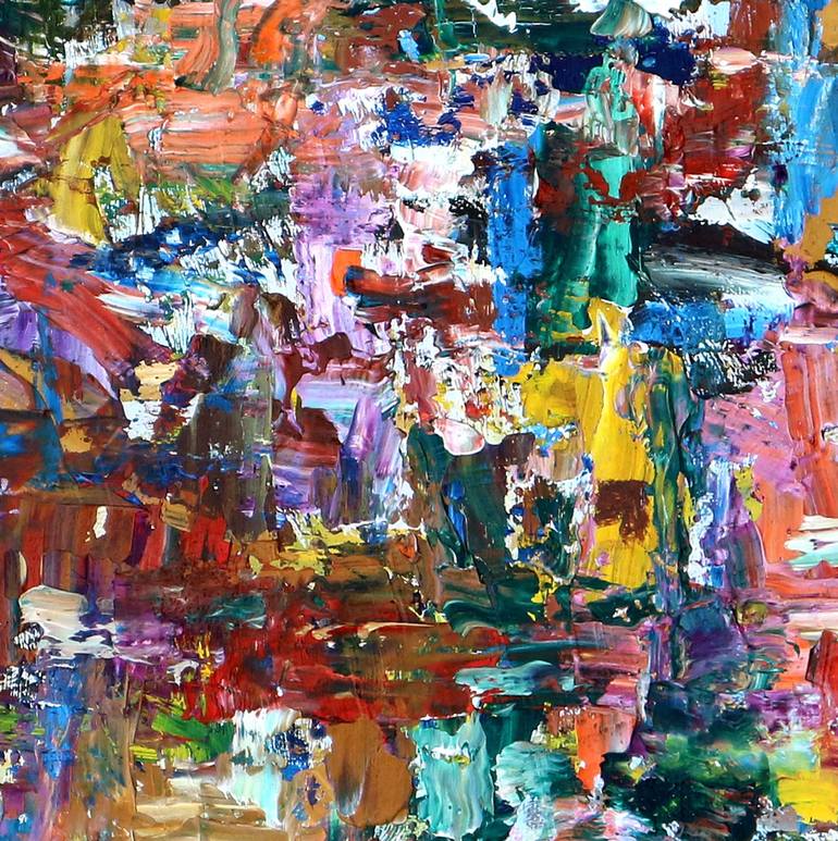 Original Abstract Expressionism Abstract Painting by Patrick J Murphy